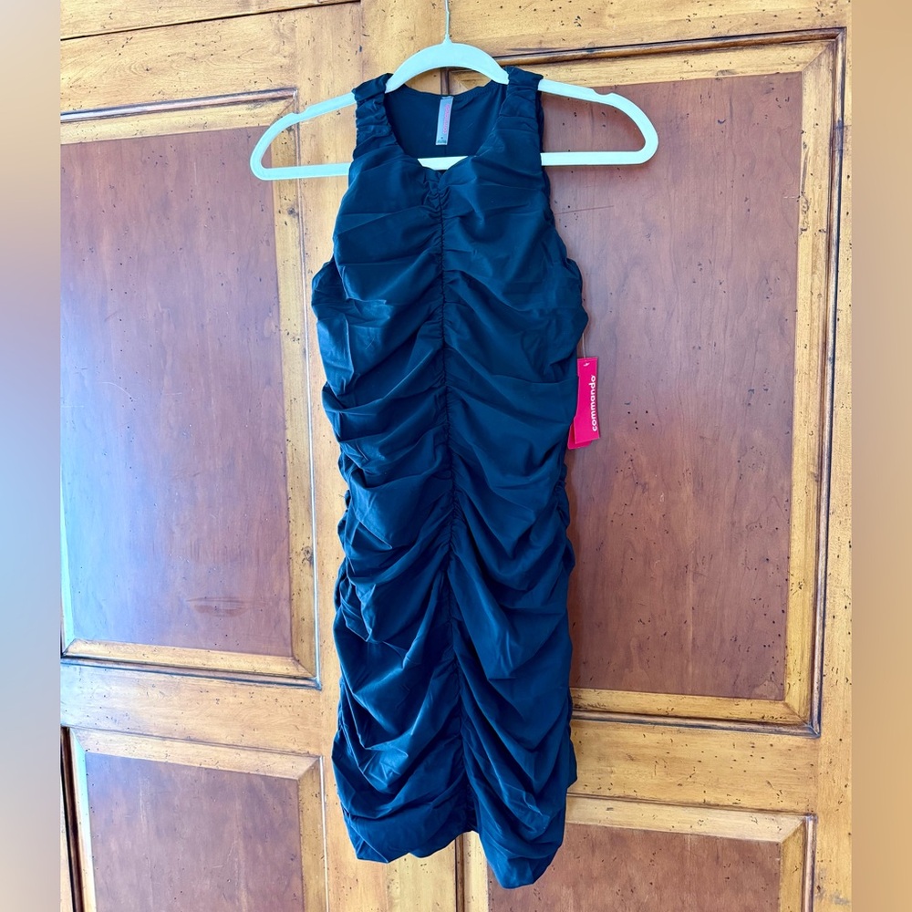 Commando Classic Ruched Mini Dress Medium - Picture 3 of 3